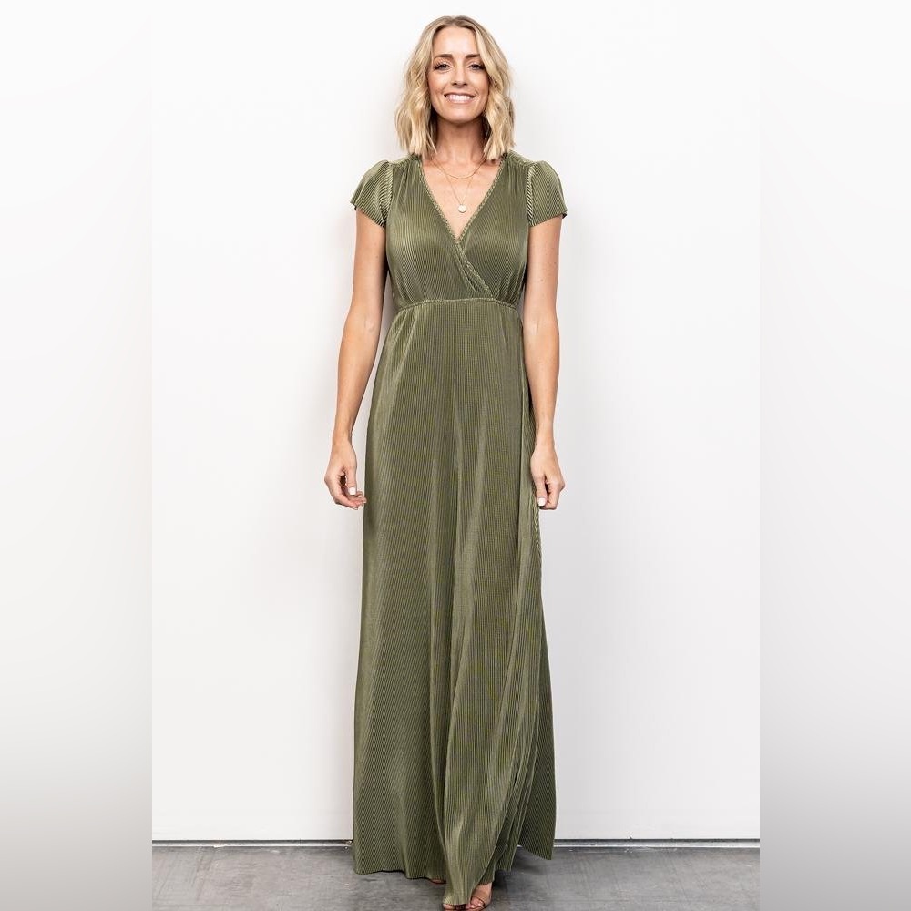 Baltic Born | Athena Pleated Maxi dress, size S